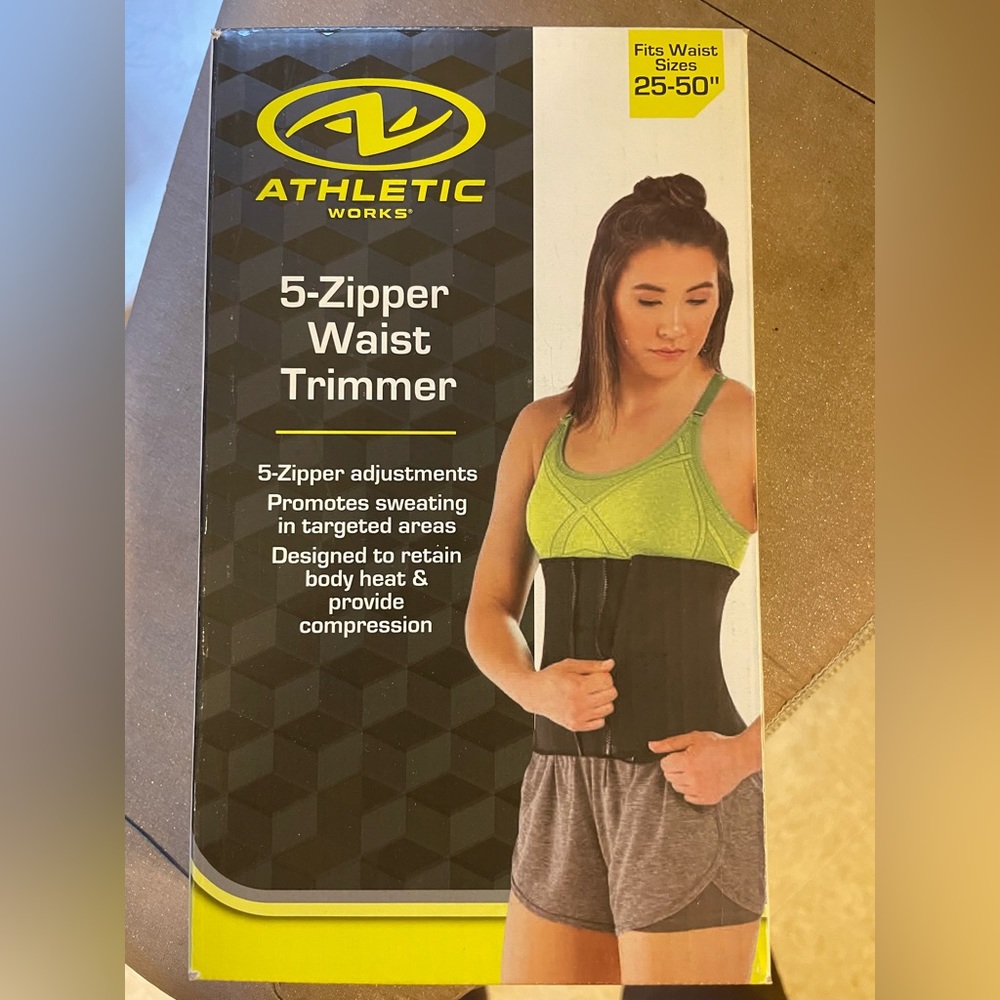 Athletic works 5 zipper waist trimmer